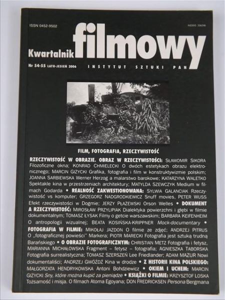 Rutkowska Teresa (red.) - Kwartalnik filmowy. Nr 54 - 55, 2006 r.