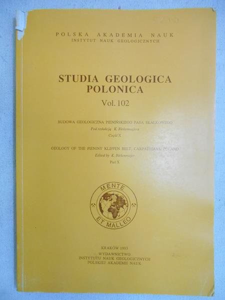 Birkenmajer K. (red.) - Studia Geologica Polonica vol. 102