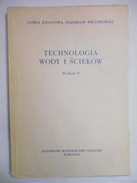 Justatowa Janina  - Technologia wody i ścieków
