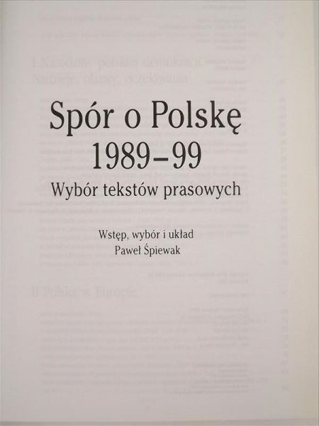 Spór o Polskę 1989-99