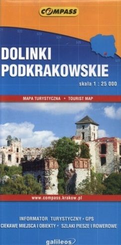 Dolniki podkrakowskie. Mapa turystyczna. Skala 1: 25000