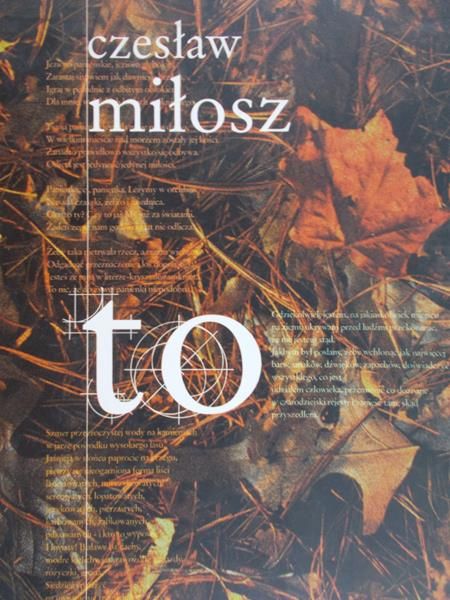 Miłosz Czesław  - To