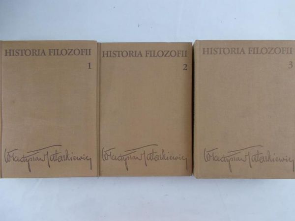 Tatarkiewicz Władysław - Historia Filozofii,  t. I-III