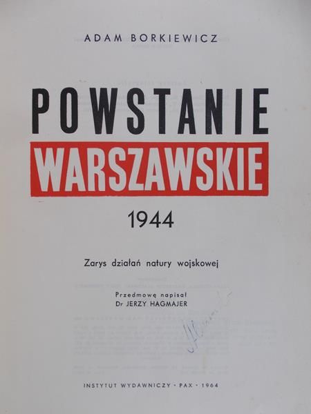 Borkiewicz Adam - Powstanie Warszawskie