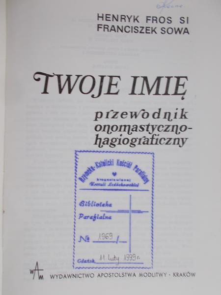 Sowa Franciszek  - Twoje imię