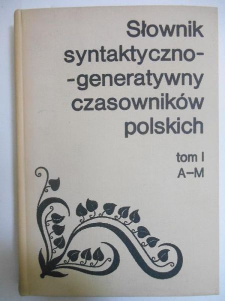 Polański Kazimierz  - Słownik syntaktyczno-generatywny czasowników polskich