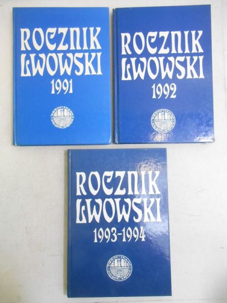 Wasylkowski Janusz (red.) - Rocznik Lwowski 1991/ Rocznik Lwowski 1992 / Rocznik Lwowski 1993-1994