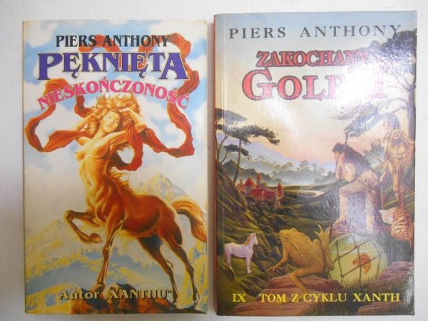 Anthony Piers - Pęknięta nieskończoność / Zakochany golem