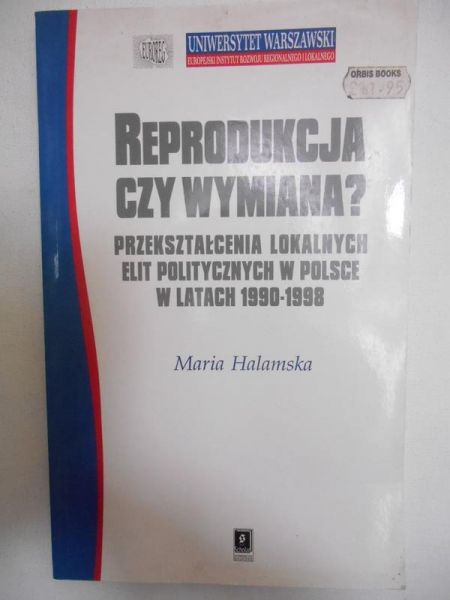 Halamska Maria - Reprodukcja czy wymiana?