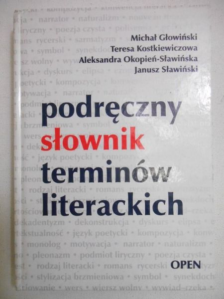 Głowiński Michał - Podręczny słownik terminów literackich