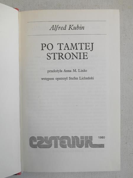 Kubin Alfred - Po tamtej stronie