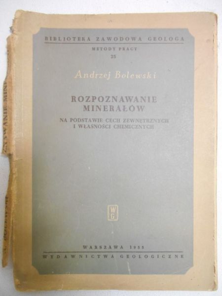 Bolewski Andrzej - Rozpoznawanie minerałów