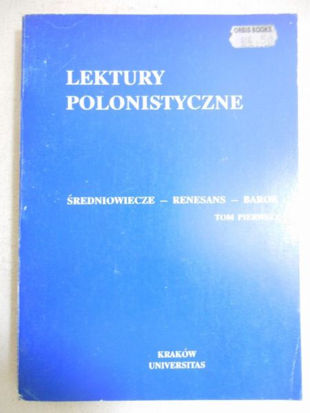 Borowski Andrzej (red.) - Lektury polonistyczne, T. I