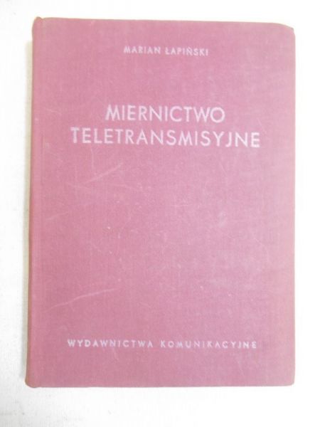 Łapiński Marian - Miernictwo teletransmisyjne