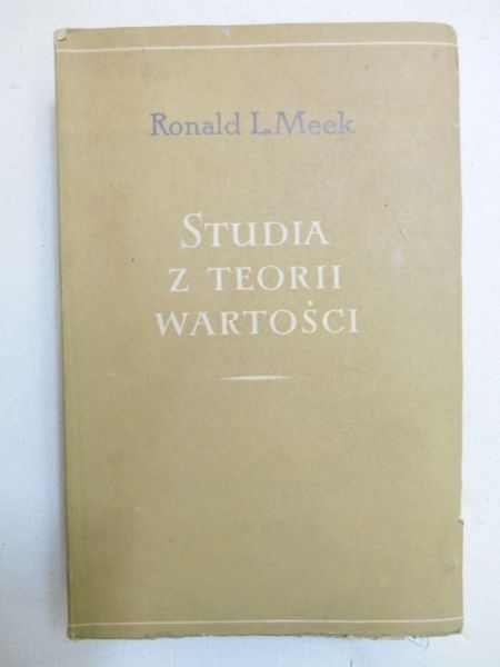 Meek Ronald L. - Studia z teorii wartości opartej na pracy