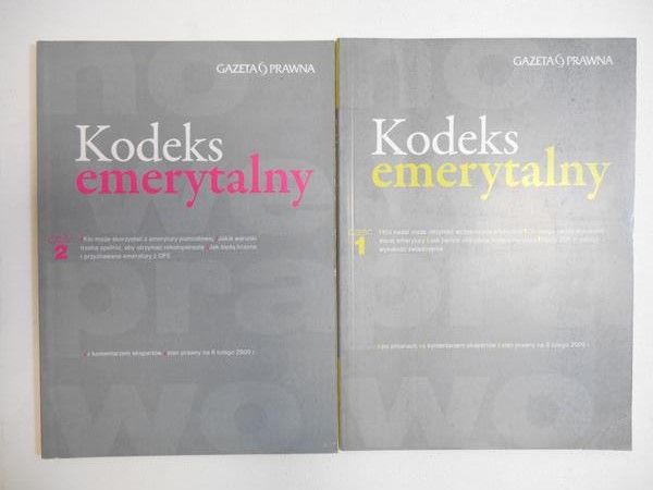 Kodeks Emerytalny, Część 1 i 2