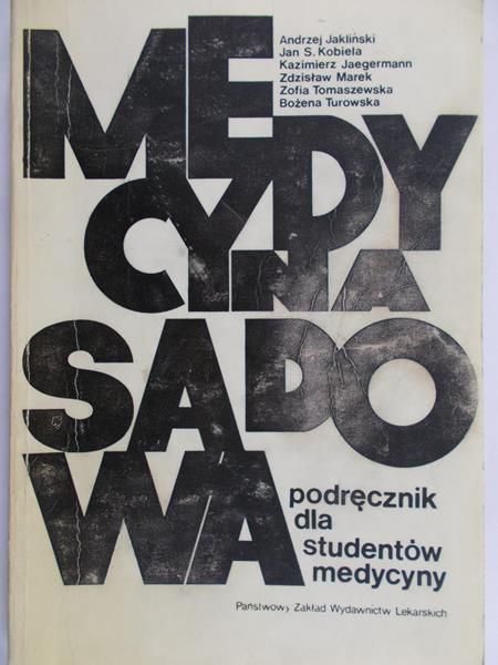 Jakliński Andrzej - Medycyna Sądowa