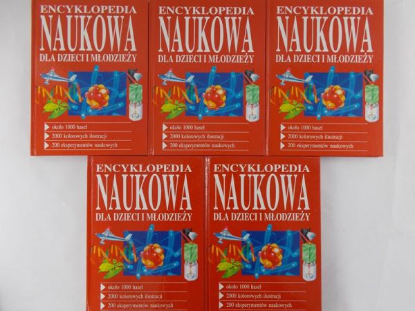 Zasieczny Andrzej - Encyklopedia naukowa dla dzieci i młodzieży 5 tomów