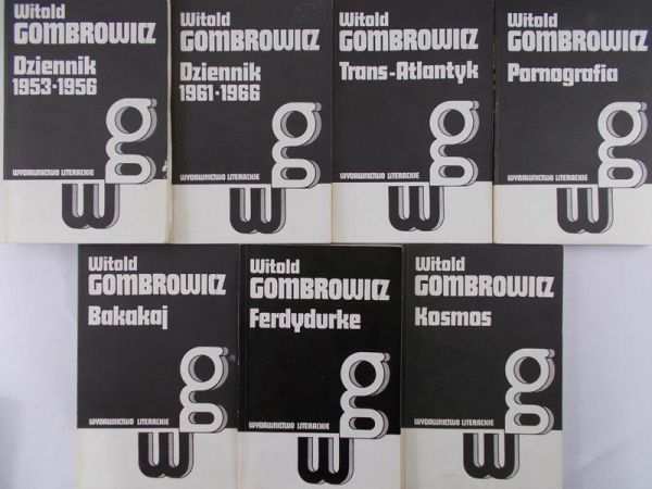 Gombrowicz Witold - Zestaw 7 książek