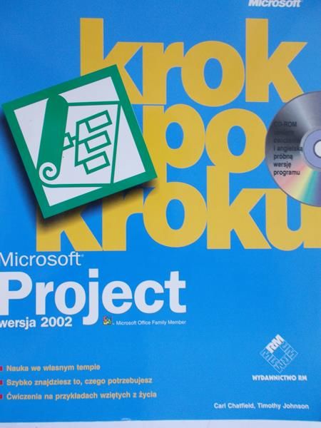 Catfield Carl - Krok po kroku Microsoft Project + płyta CD