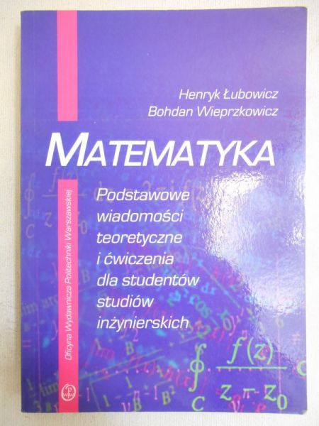 Łubowicz Henryk - Matematyka