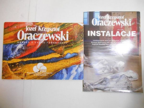 Oraczewski Józef Krzysztof - Obrazy z cyklu "Zderzenia"/ Instalacje