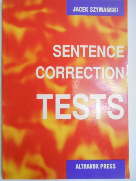 Szymański Jacek - Sentence correction test