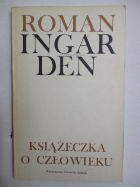 Ingarden Roman  - Książeczka o człowieku