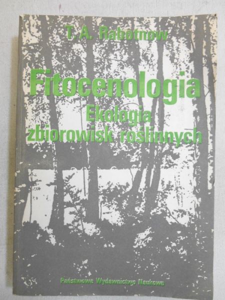 Rabotnow T. A. - Fitocenologia