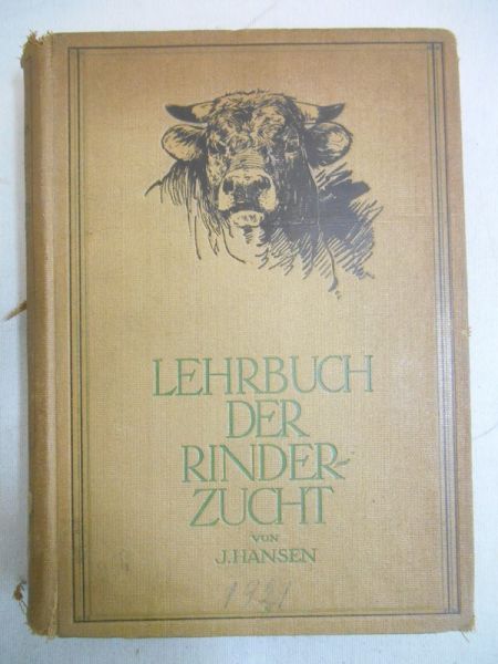 Hansen J. - Lehrbuch der Rinderzucht, 1921 r.