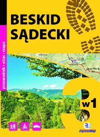 Beskid Sądecki, mapa laminowana