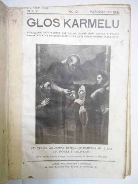 Głos Karmelu, 13 numerów, 1931 r.