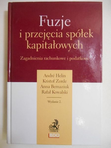 Helin Andre - Fuzje i przejęcia spółek kapitałowych