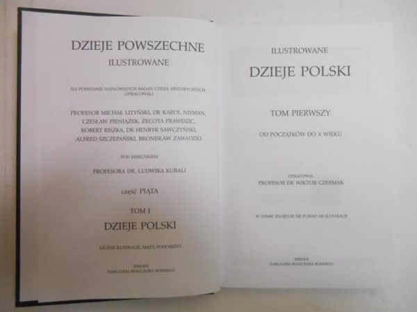 Czermak Wiktor (oprac.) - Dzieje powszechne ilustrowane. T.I: Ilustrowane dzieje Polski