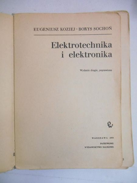Sochoń Borys - Elektrotechnika i elektronika