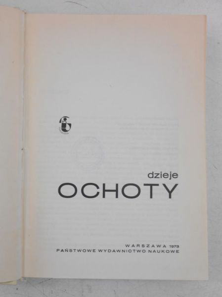 Kazimierski Józef (red.) - Dzieje Ochoty