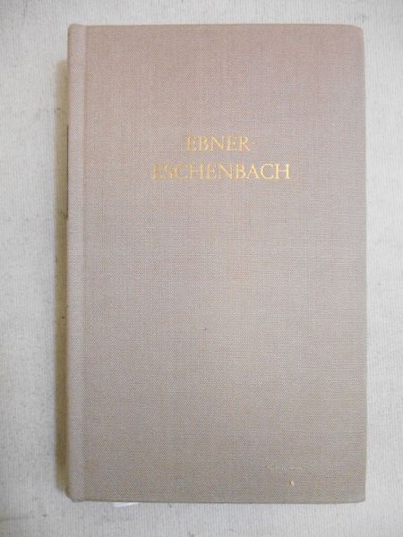 Ebner-Eschenbach Marie - Werke in einem Band
