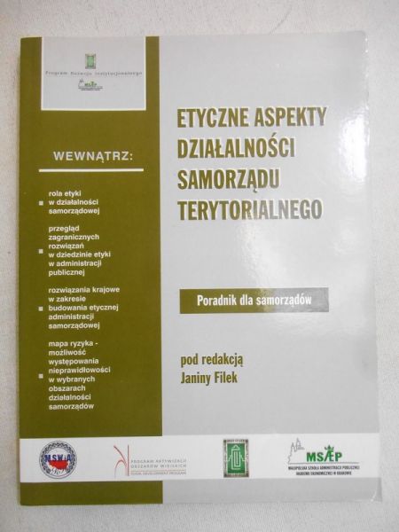 Borczyk Wiesław - Etyczne aspekty działalności samorządu tertorialnego