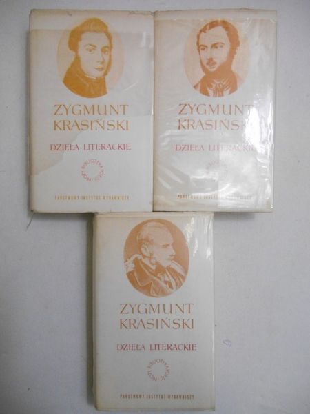 Krasiński Zygmunt - Dzieła literackie. T. I-III