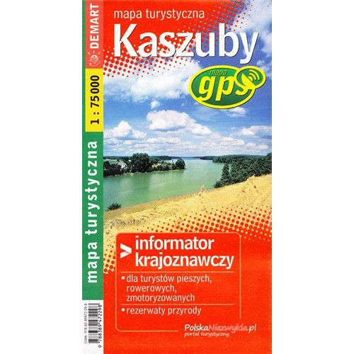 Kaszuby mapa turystyczna 1:75 000