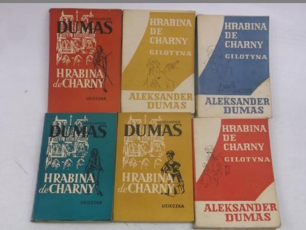 Dumas Aleksander - Hrabina de Charny, zestaw 6 książek
