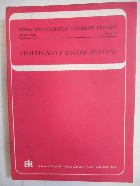 Apoftegmaty Ojców Pustyni