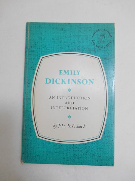 Pickard Joh B. - Emily Dickinson: An Introduction and Interpretation