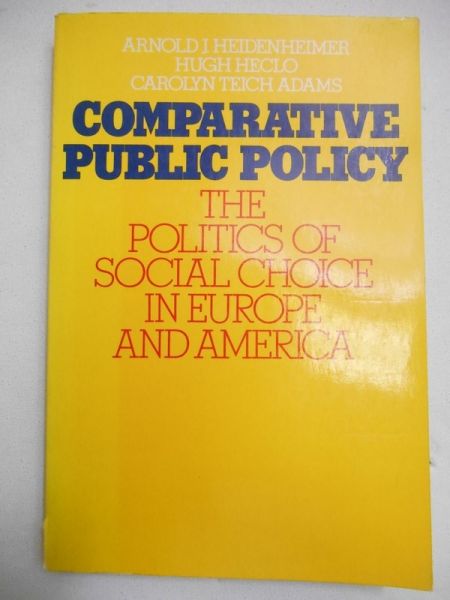 Heidenheimer Arnold J. - Comparative Public Policy