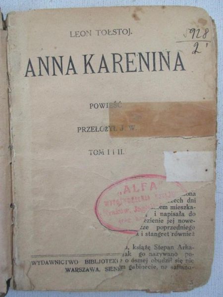 Tołstoj Lew - Anna Karenina