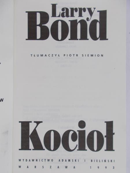 Bond Larry  - Kocioł