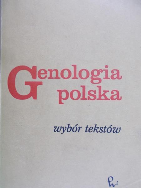 Trzpil Danuta (red.) - Genologia polska. Wybór tekstów
