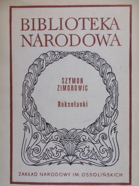 Zimorowic Szymon - Roksolanki