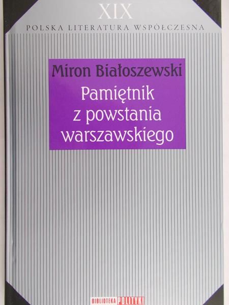 Białoszewski Miron - Pamiętnik z powstania warszawskiego