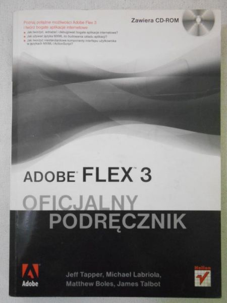 Tapper Jeff - Adobe FLEX 3. Oficjalny podręcznik
